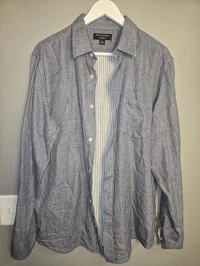 Banana Republic 100% Cotton Soft Button Down Shirt Size Large